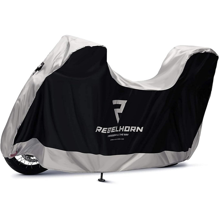 Чохол для мотоцикла REBELHORN Cover II Top Box - міцний поліестер, захист від крадіжки, чорний S