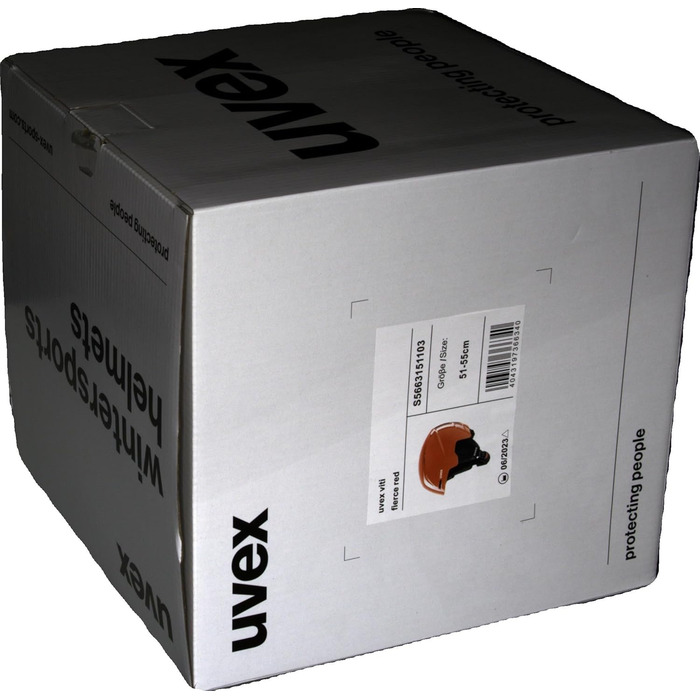 Дитячий лижний шолом uvex Viti Fierce Red 51-55 см (унісекс)