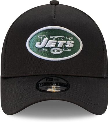 Кепка New Era NFL New York Jets 9Forty A-Frame, чорна, універсальний розмір