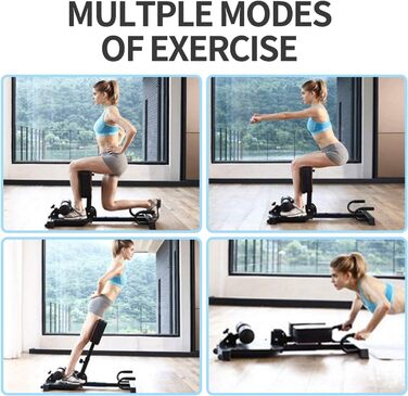 Легка фітнес Bank Deluxe 8400: Багатофункціональна лава для тренувань вдома, чорна