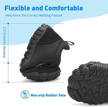 Дитячі шкарпетки-мокасини Saguaro для ходьби та подорожей, дихаючі, неслизькі, легкі, розмір 26-36 (32 EU), сірий New