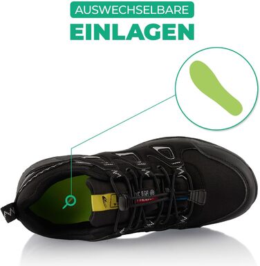 Водонепроникні трекінгові черевики для жінок та чоловіків, Trail Running, розмір 43 EU, чорний/сірий