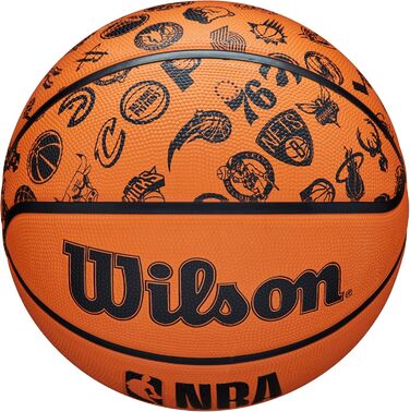 Баскетбольний м'яч Wilson NBA All Team для дорослих, універсальний