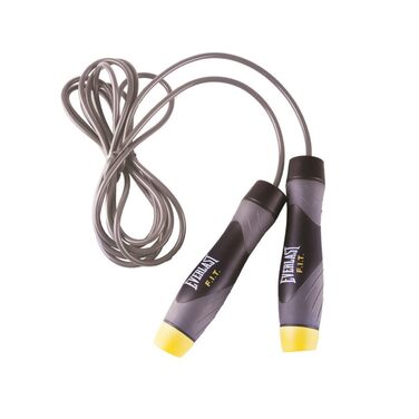 Спортивний скакалка Everlast Speed Rope з регульованою вагою для боксу та фітнесу, чорна, 335 см, унісекс