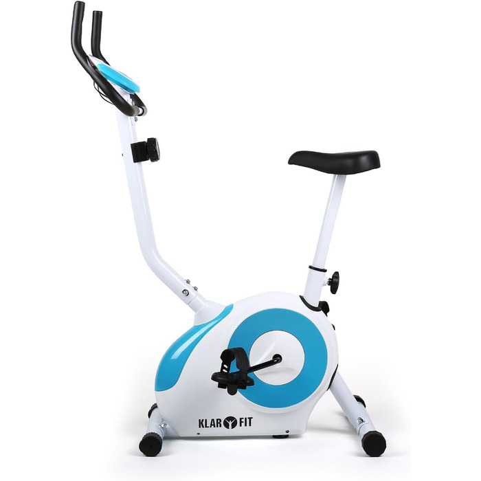 Велотренажер Kraftfit для дому, з ергометром, пульсометром і тренувальним комп'ютером, тихий спінбайк для витривалості, для ніг, до 100 кг