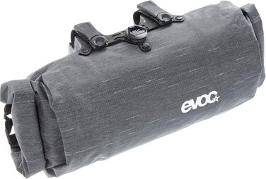 Велосумка на кермо EVOC HANDLEBAR PACK BOA, 2,5/5 л, водонепроникна, з BOA FIT SYSTEM, швидкий доступ з обох боків, карбонова сіра, для велосипеда