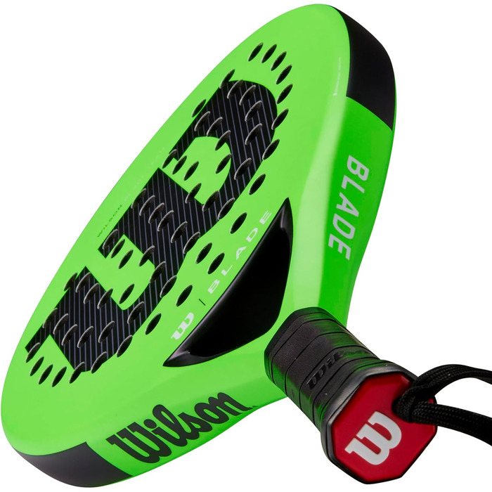 Падельна ракетка Wilson Blade Team v2, скловолокно/EVA, 370 г, зелена