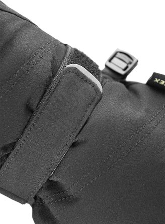 Жіночі лижні рукавички Reusch Sandy Gore-Tex, водонепроникні, дихаючі, теплі, чорні-сріблясті, розмір 6