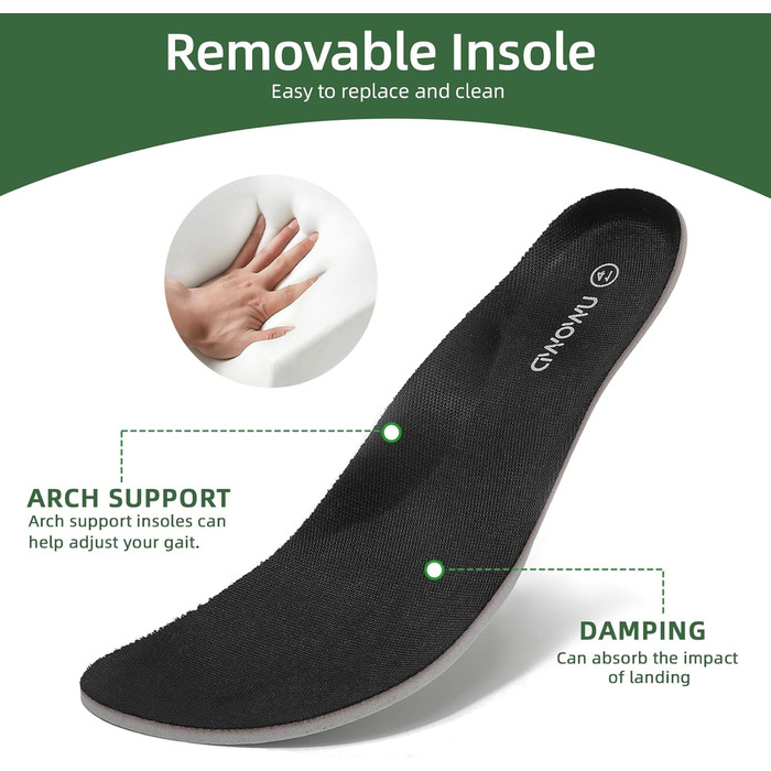 Взуття для ходьби босоніж Дами/Чоловіки | Широка передня частина, підошва 4 мм | Легке, дихаюче, неслизьке | Спорт, Outdoor, повсякденне (40 EU, Хакі)