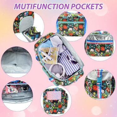 Дитяча спортивна сумка-рюкзак для плавання та танців з відділенням для взуття та мокрих речей, яскравий дизайн, модель Color 01