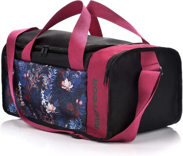 Спортивна сумка-торба Meteor для дітей та дорослих, водонепроникна сумка для басейну, фітнесу та подорожей, квітковий принт, 43x20x25 см, 20-40Л