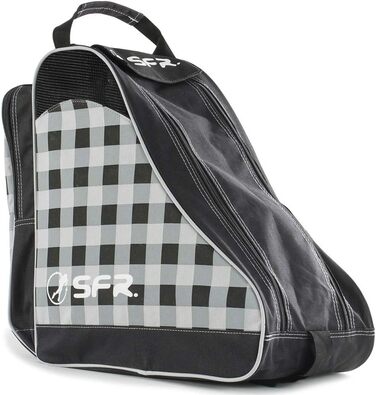 Роликові ковзани Sfr - чорно-білі, розмір 24x15x45 см